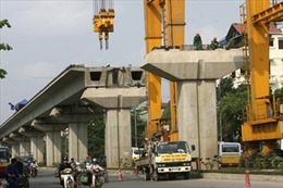 Đường sắt Cát Linh - Hà Đông vẫn chậm tiến độ